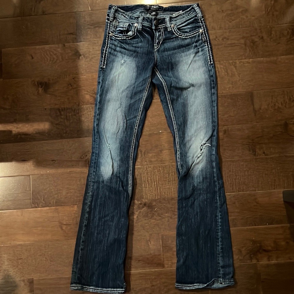 Silver Aiko Bootcut Jeans W28/L35